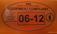 BMA Compliance Plate